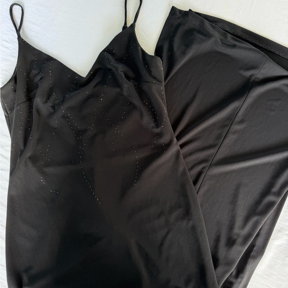 y2k Rampage sequence long black dress size 9
